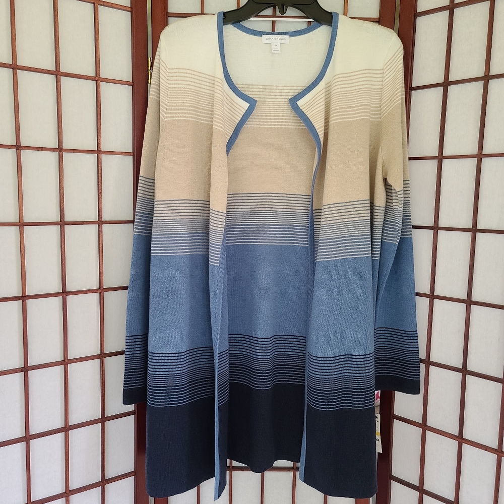 Charter Club Womens Cardigan Size M
